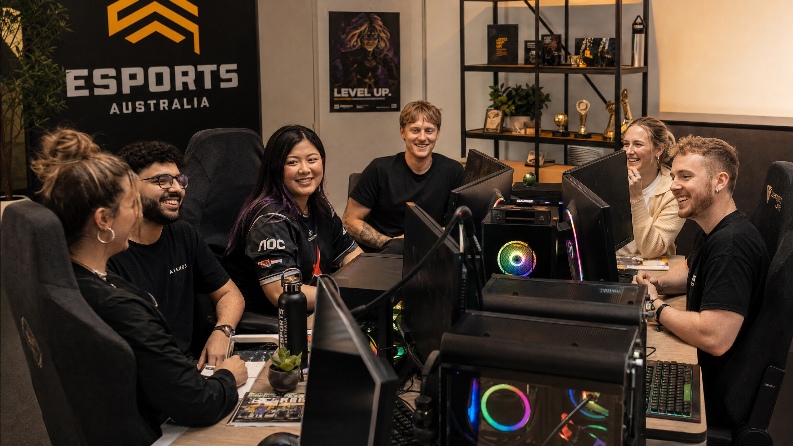 The CyberSpawn team at their Sydney studio